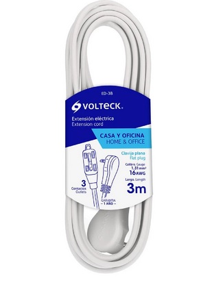 Extension electrica de 3 m
