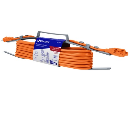 Extension electrica anaranjada 10 m.