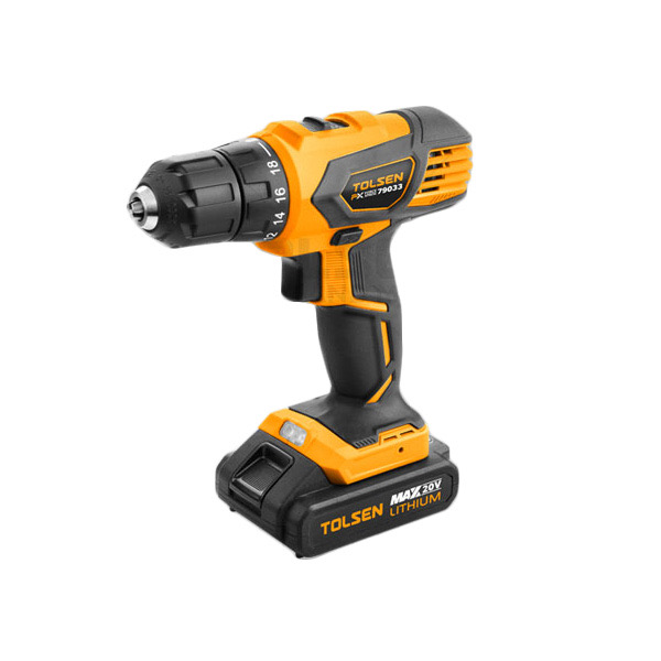 Taladro inalambrico de 20 v Tolsen